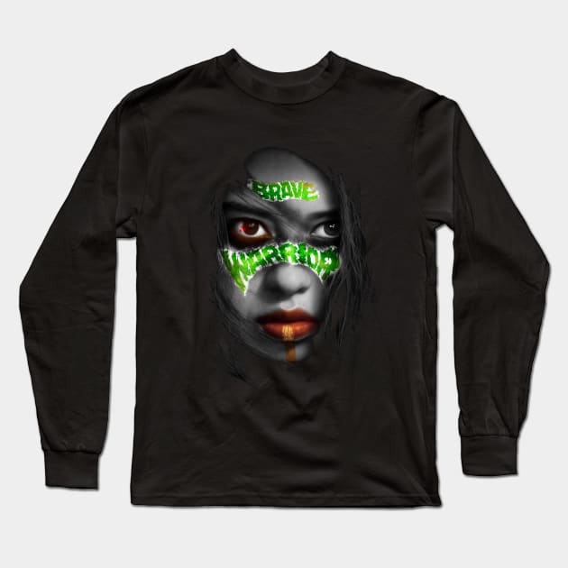 Naru the brave warrior. Long Sleeve T-Shirt by Pixy Official